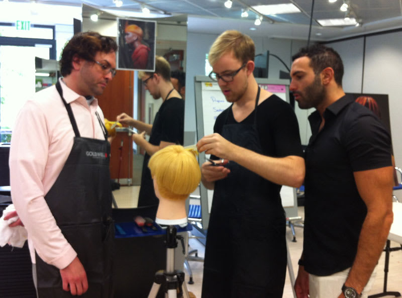 BEHIND THE SCENES, Goldwell Color Zoom Training