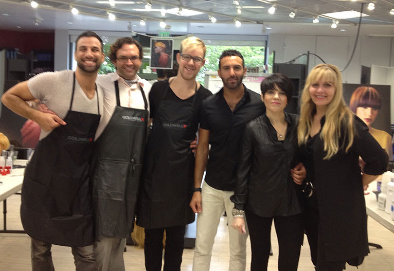 BEHIND THE SCENES, Goldwell Color Zoom Training