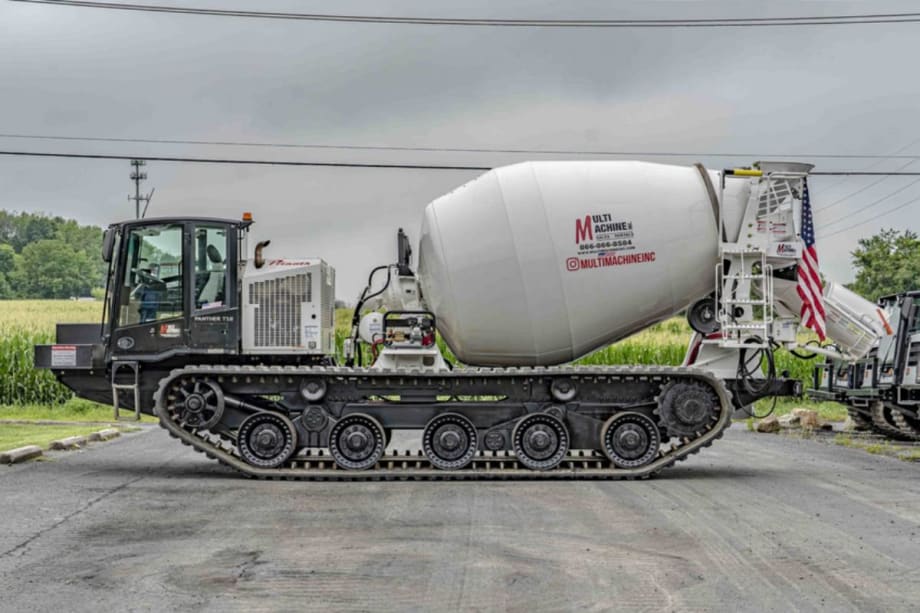 Prinoth & McNeilus Collaborate for Off-Road Concrete Mixer