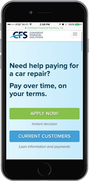 Confident Financial Offers Repair Financing