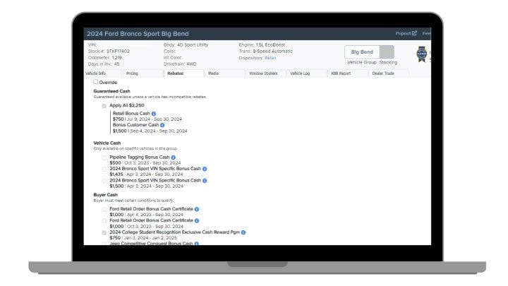 VAuto Enhances Conquest to Make It Easier for Dealers to Apply VIN-Specific Incentives