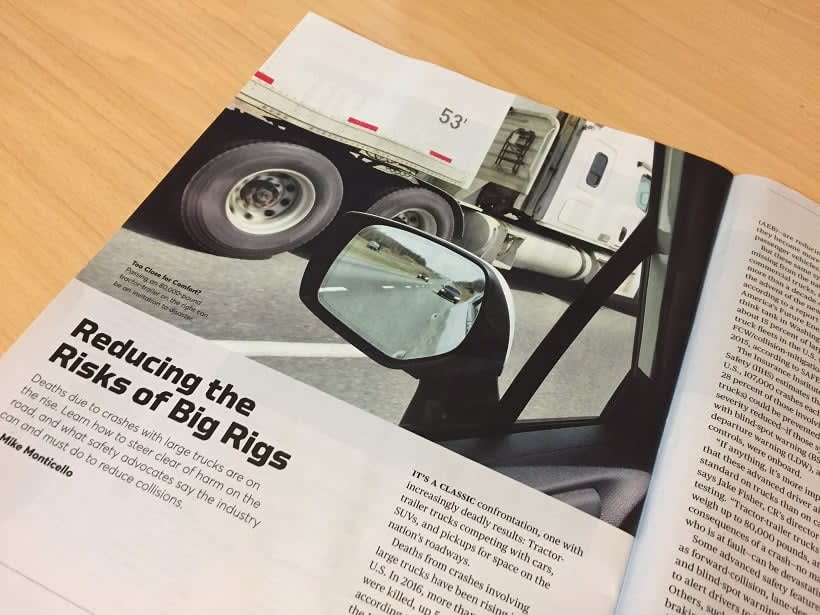 Consumer Reports Takes on Truck Safety