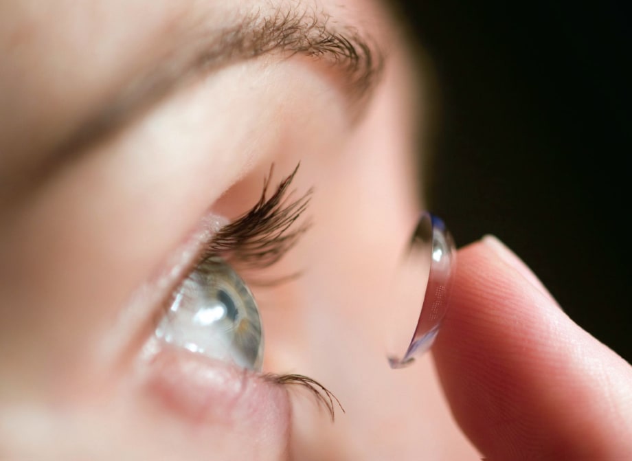Wearing Contacts in the Salon