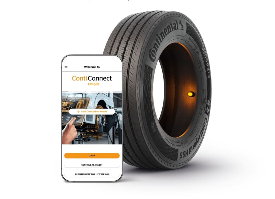 Continental Introduces New Digital Tool to Check Truck Tires