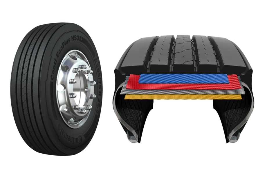 Continental Unveils Conti EcoPlus HS3+ Long Haul Steer Tire
