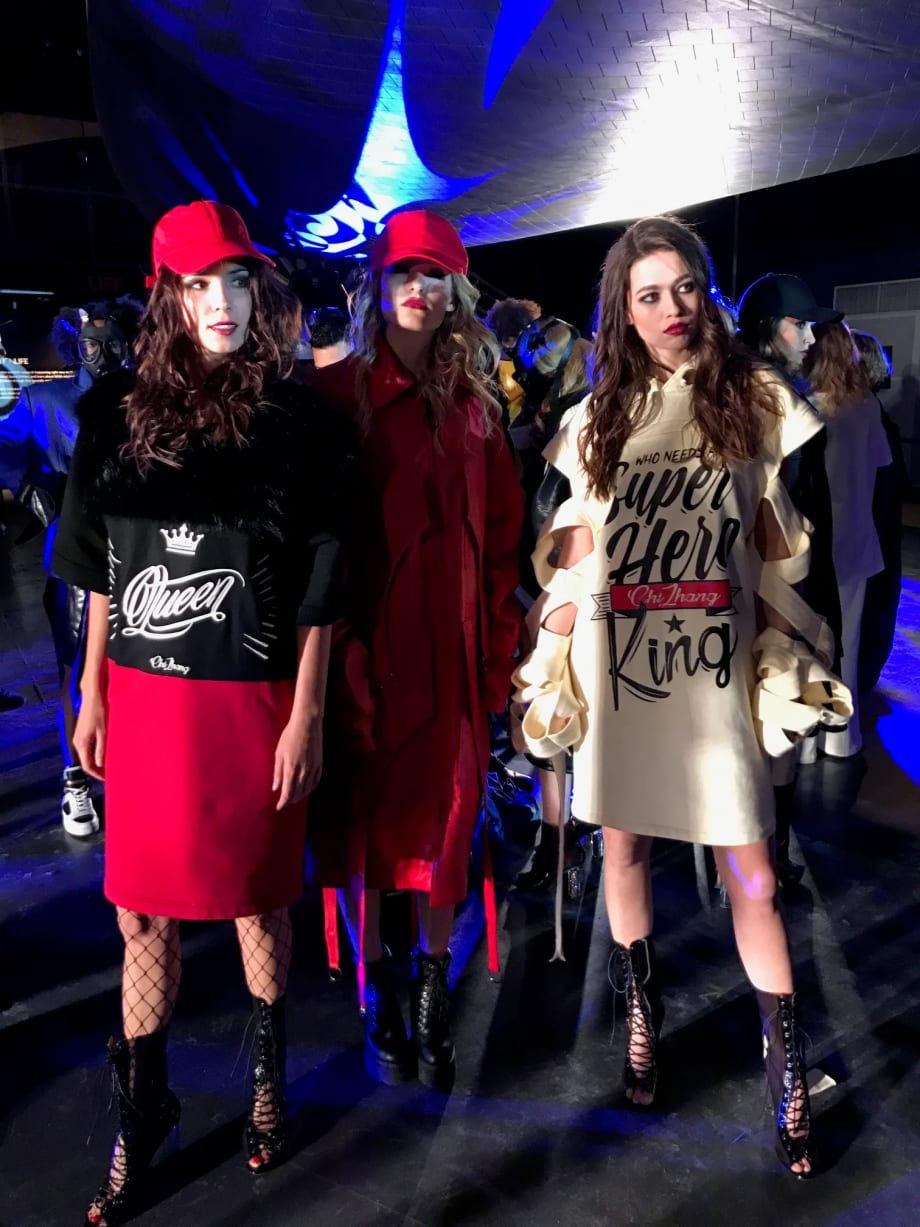 NYFW: "Wet Hair" at Chi Zhang On Board a Naval Ship
