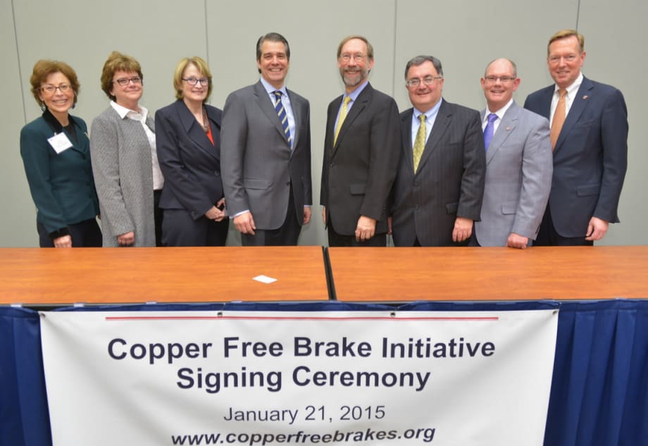 Copper-Free Brake Initiative Signed by Trucking Groups