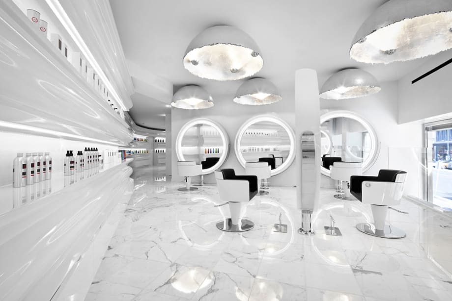SALON TOUR: Milan's Coppola Salon Featuring Gamma&Bross Furniture