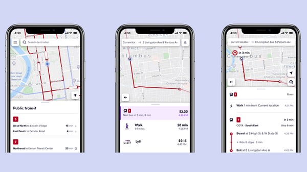 COTA, Lyft Partner to Add In-App Transit Options