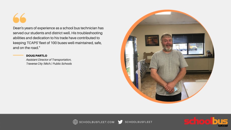 Michigan Awards School Bus Technician of the Year