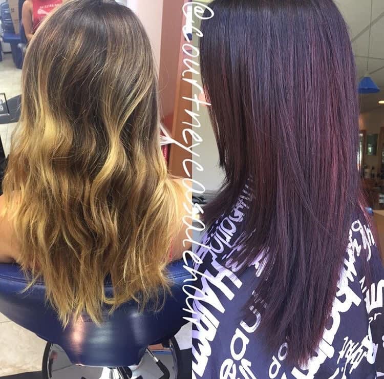 TRANSFORMATION: Blonde To The "Dark Side"