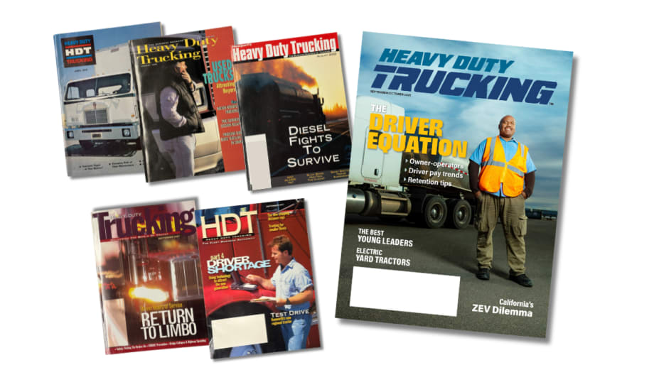 Progression of HDT cover design through the years