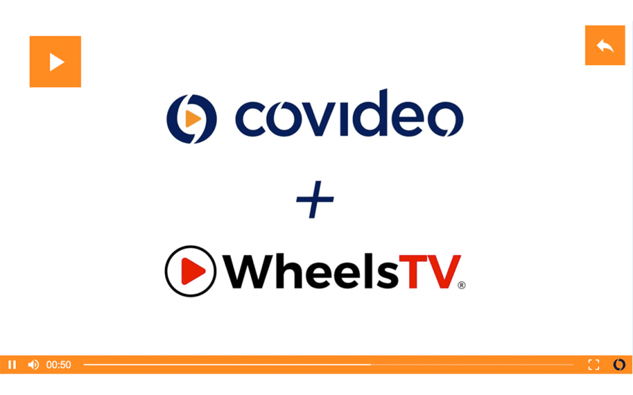 Covideo and WheelsTV Partner to Arm Auto Dealers  With Library of 5,600 Ready-to-Use Videos