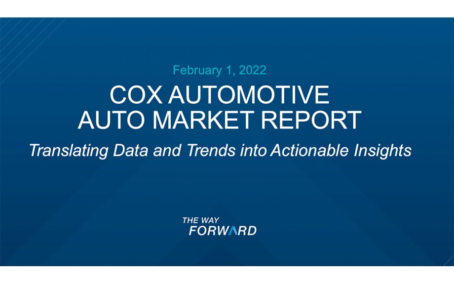 Cox Automotive Auto Market Report: February 1st