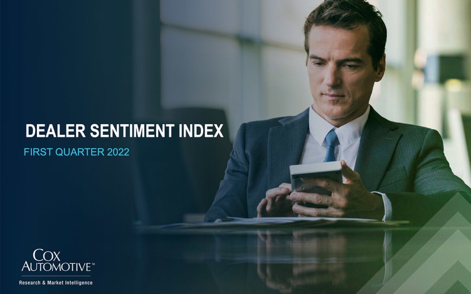 Cox Automotive Dealer Sentiment Index: Signs of Optimism Among U.S. Automobile Dealers Despite a Slow Start to the Year