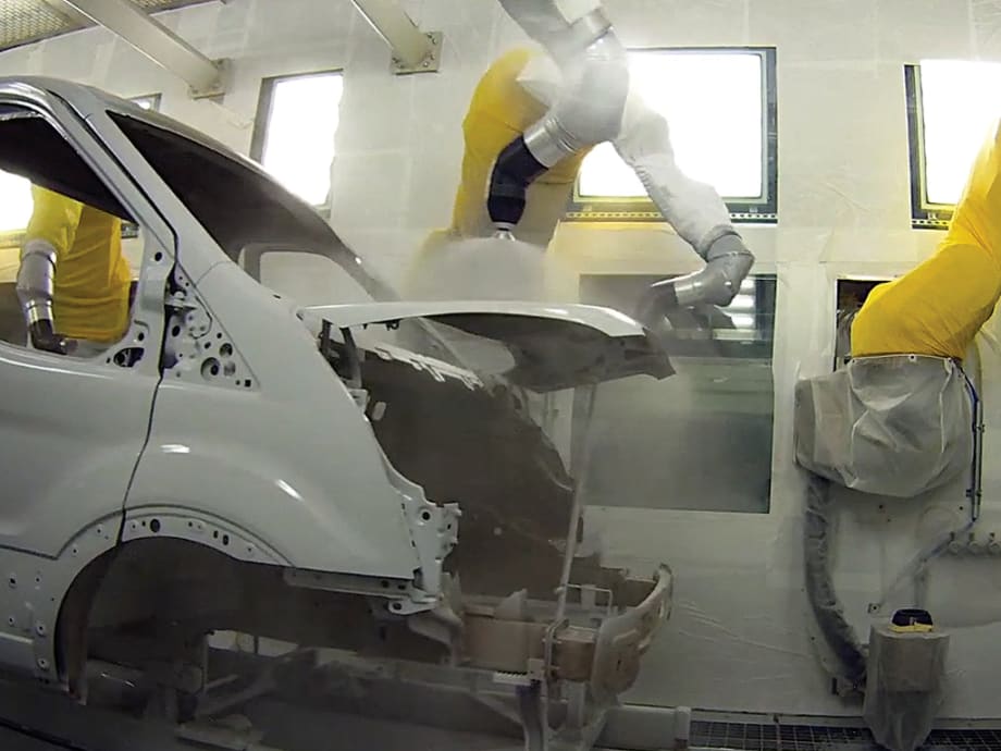 New Ford Transit Debuts with New Paint Technology