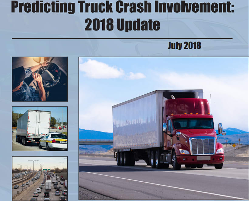Updated Crash Risk Prediction Report Includes Age, Gender