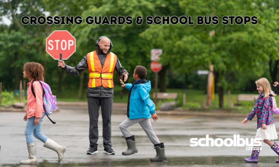 Crossing guards at school bus stops?
