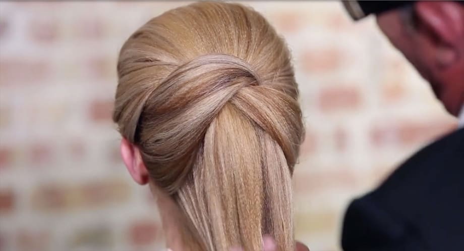 How-To: Crossover Loop Ponytail from Sam Villa