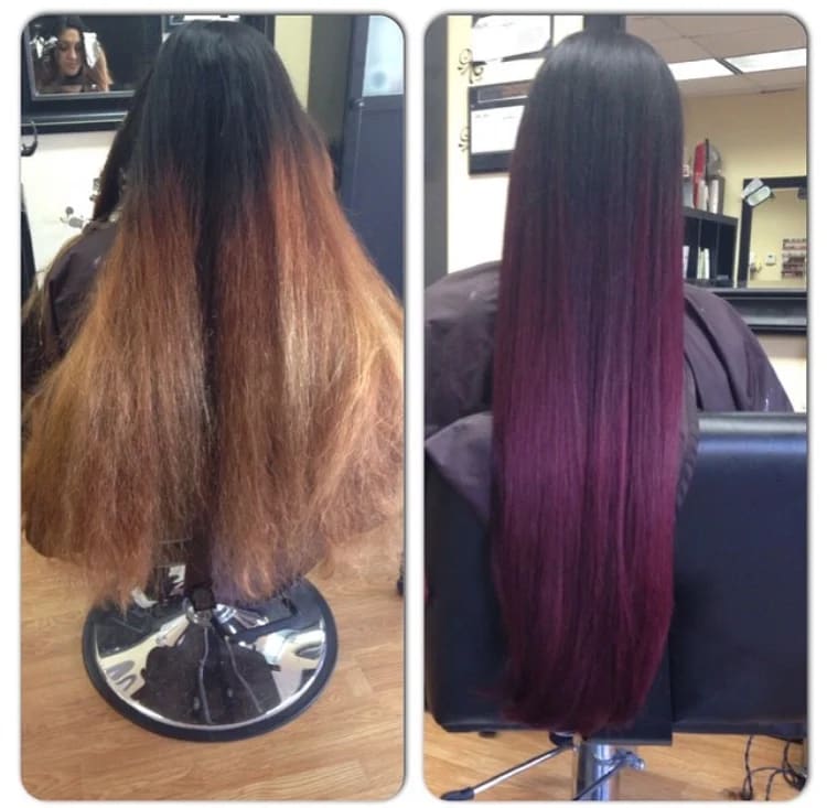 TRANSFORMATION: Long Ombre To Gentle Fashion Sombre