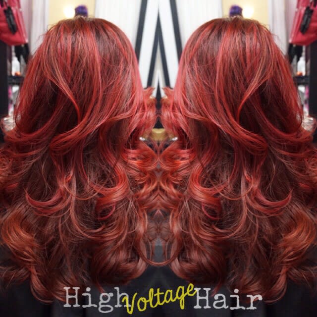 TRANSFORMATION: Pretty Blonde To HIGH VOLTAGE Red