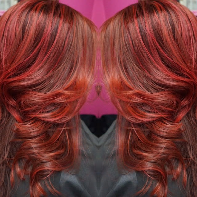 TRANSFORMATION: Pretty Blonde To HIGH VOLTAGE Red