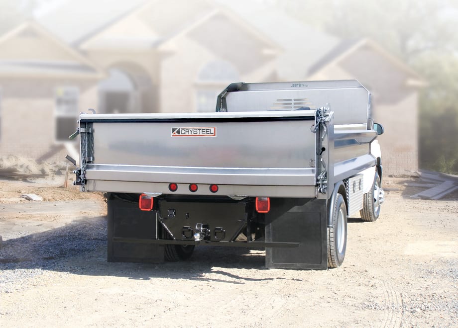 Crysteel Aluminum Dump Body Saves Weight
