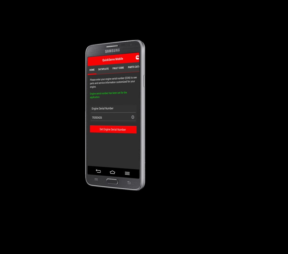 Cummins QuickServe Online App Available for Android
