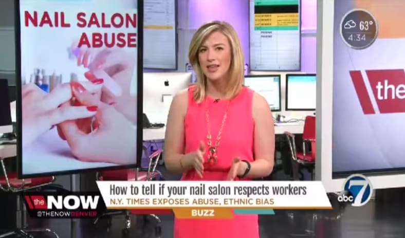 ABC7 The NOW Denver News Segment: Nail Industry Responds