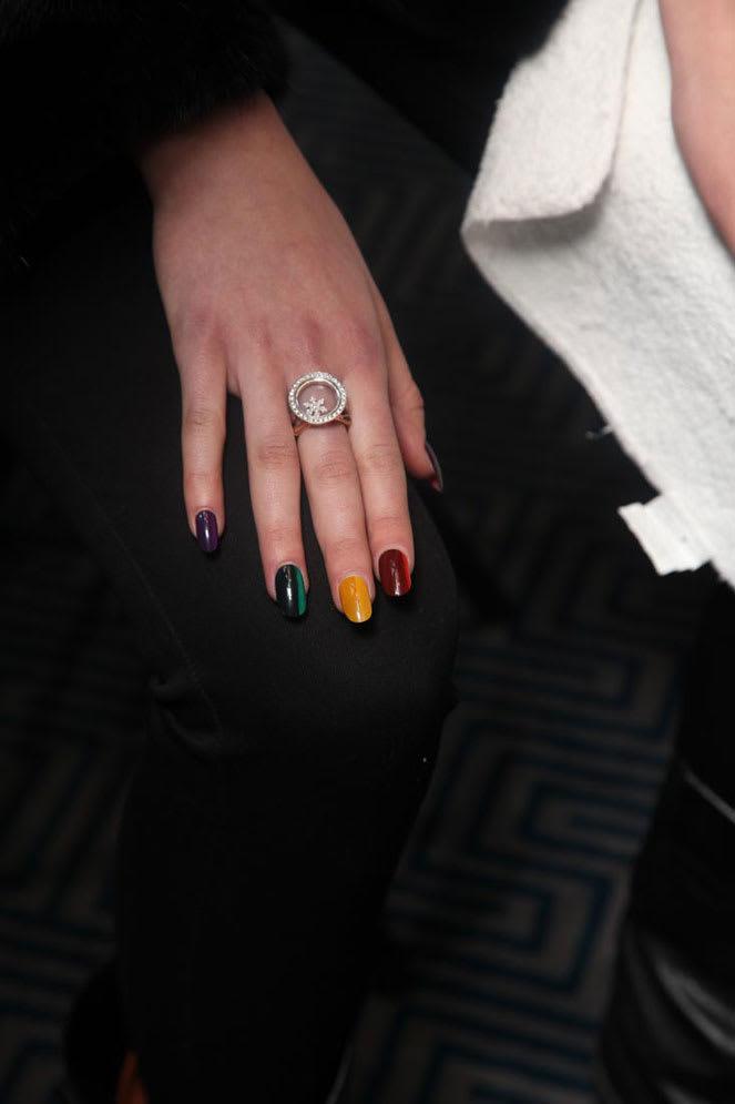 FASHION WEEK: Moonbow Nails at Cynthia Rowley Fall 2014