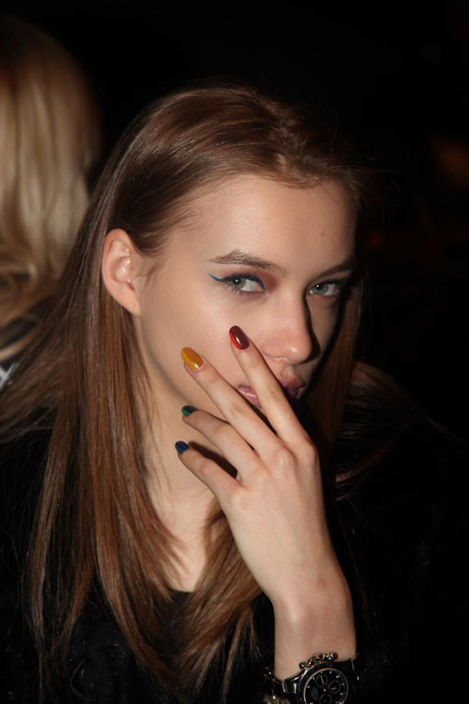 FASHION WEEK: Moonbow Nails at Cynthia Rowley Fall 2014
