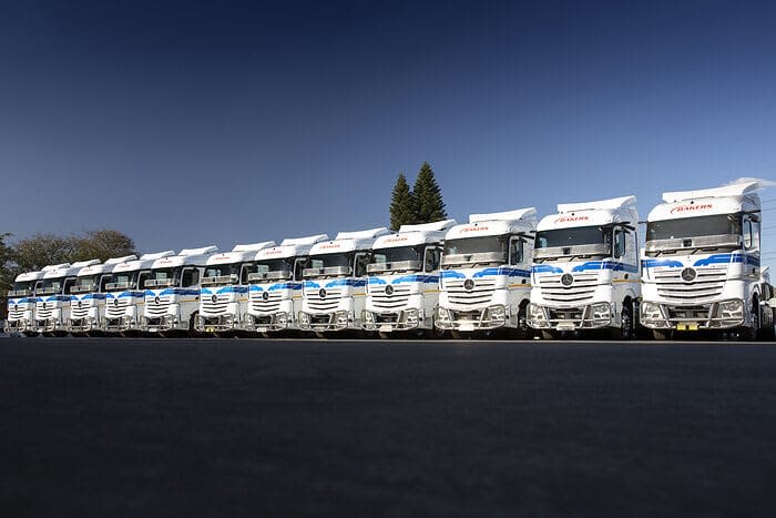 Large Fleet Delivery for Daimler Truck in South Africa