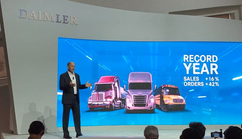 Daimler Sees Truck Sales Leveling Out After Record 2018