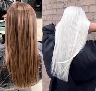 From Sun-kissed To Icy Platinum In One Session
