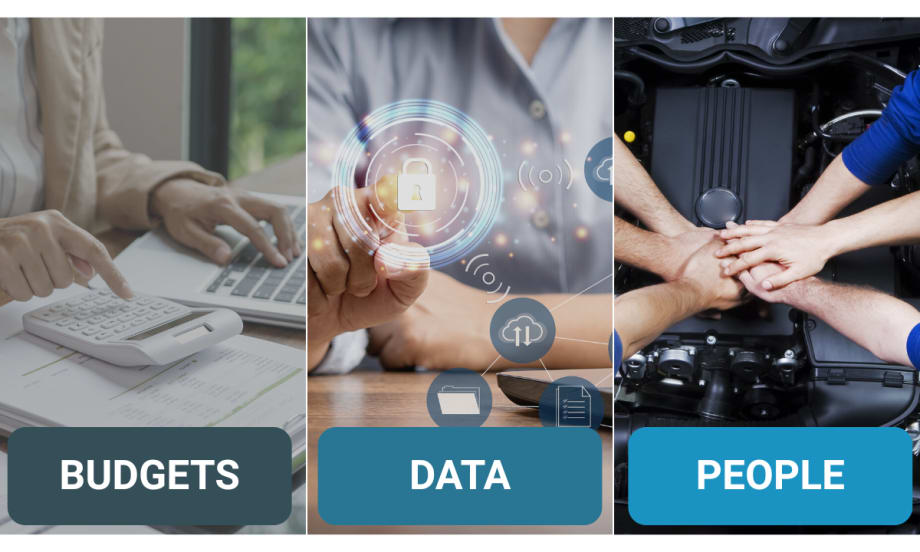 Image showing fleets dealing with budgets, data, and people for success.