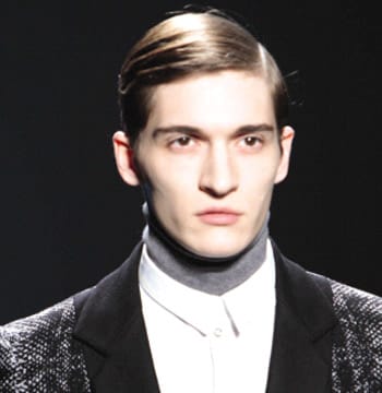Men's hairstyles from the runway