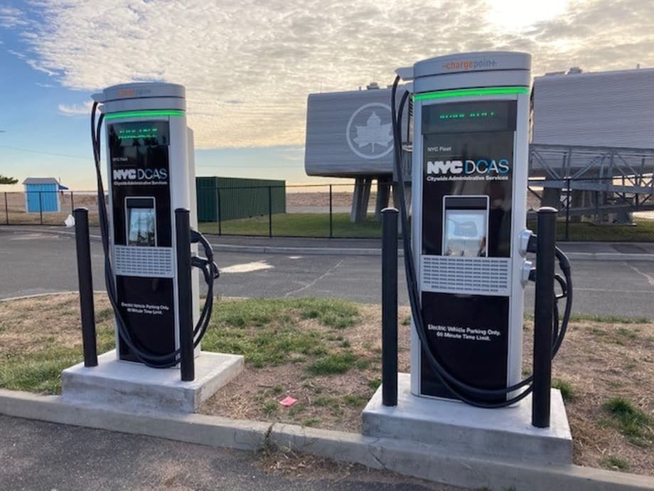 NYC Installs 58 Fast Chargers for EV Fleet