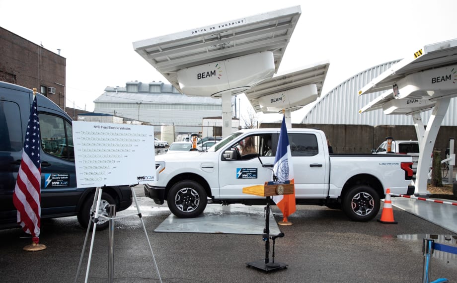 NYC DCAS Adds 71 Solar EV Chargers to Power Fleet