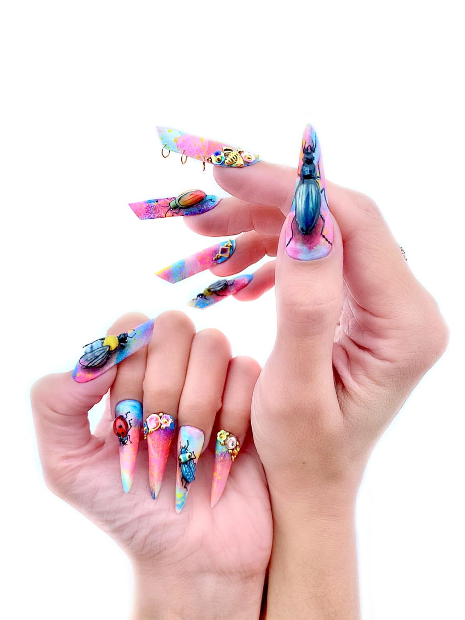 OPI NTNA Challenge 3: Colorful Insect Nail Art (Deanna)