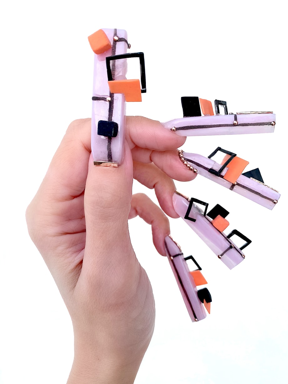 OPI NTNA Challenge 4: Avant-Garde Geometric Nail Art (Deanna)