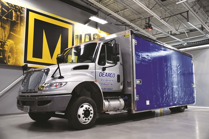 Glass Hauler Makes Deliveries a Little Easier with Curtain System