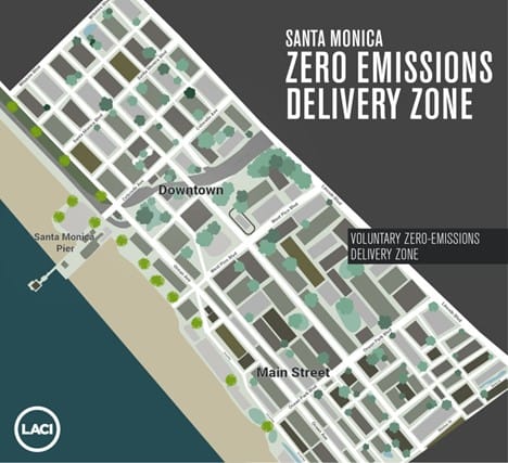 Santa Monica Launches Zero-Emissions Delivery Zone, First in U.S.