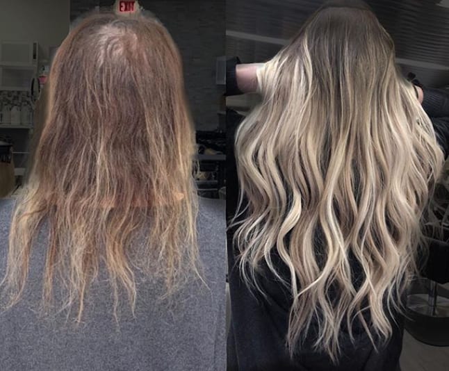 Using Color and Extensions for a Total Hair Transformation 