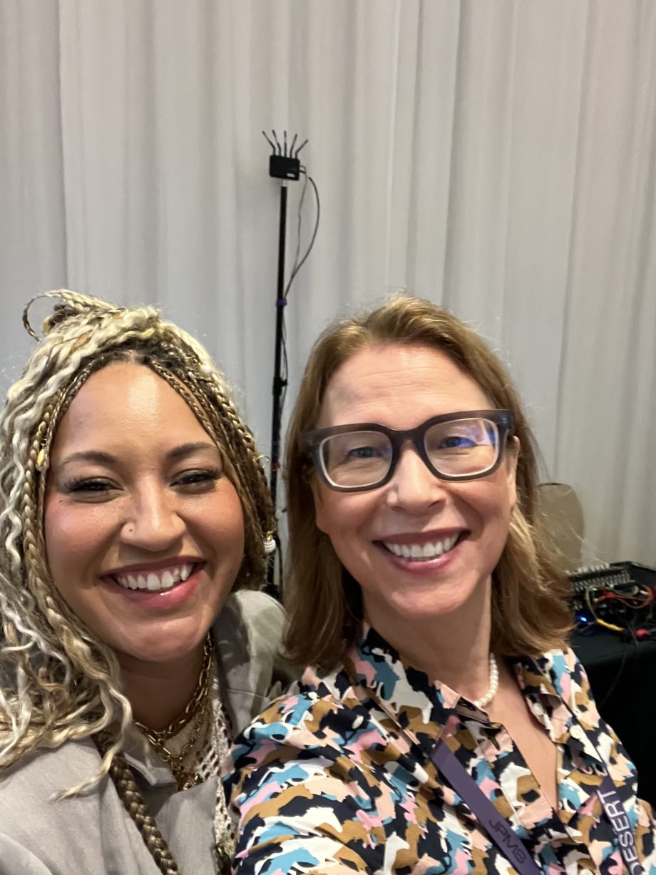Artistic Director Paula Peralta (@thepaulaperalta) and MODERN SALON's Anne Moratto