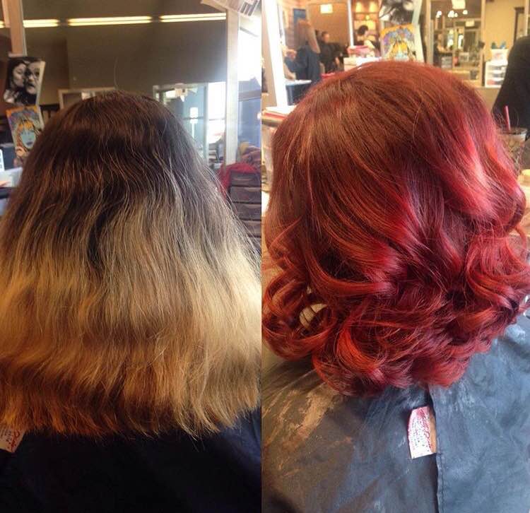 Box Ombre Fail To Fresh, Modern Red