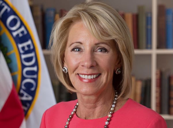 Betsy DeVos Resigns as Education Secretary