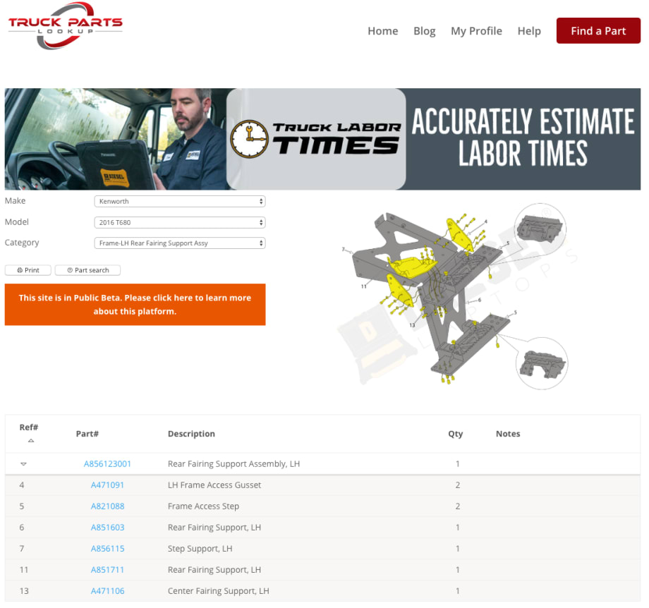 Diesel Laptop Offers Free Beta Access to New Parts Finder App
