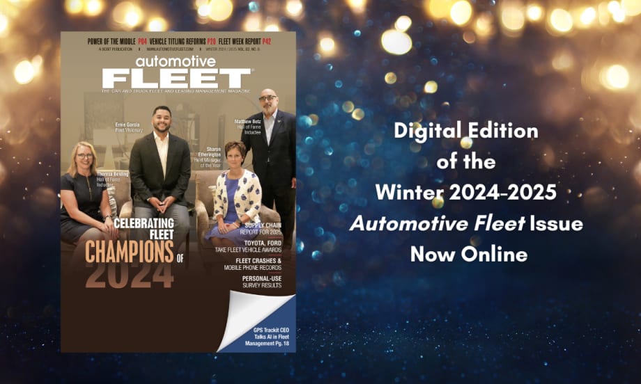 Check Out the Winter '24-25 Issue of Automotive Fleet Magazine Online
