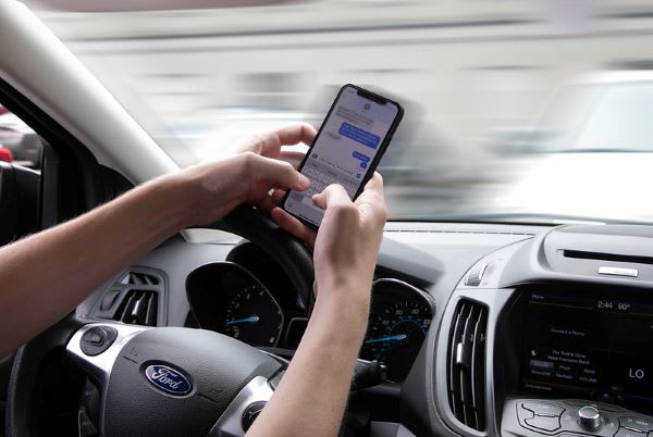 Distracted Driving Causes 14% to 17% of All Crashes 