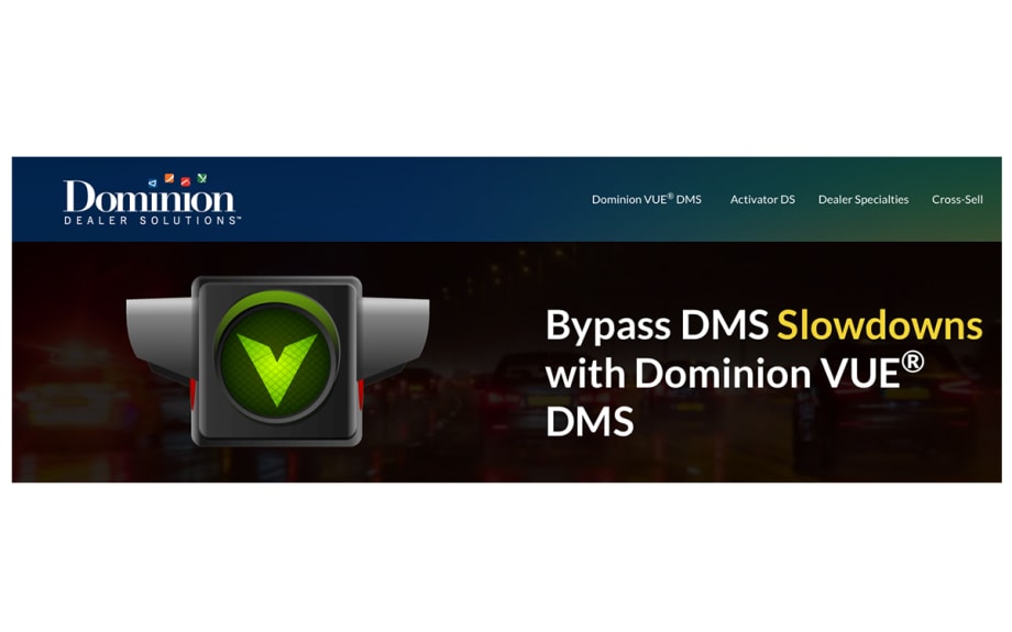New Dominion VUE DMS Helps Dealers Break Free with Mobility, Security and Efficiency